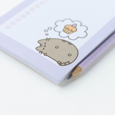 Pusheen - Poznámkový blok s magnetem na lednici + tužka z kolekce Moments