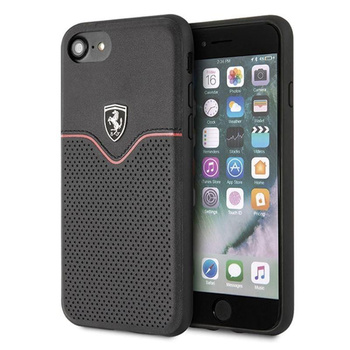 Ferrari Victory - Etui cuir iPhone 8 / 7 (noir)