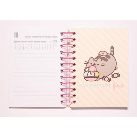 Pusheen - Školní kalendář / plánovač 2020/2021 z kolekce Foodie