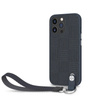 Moshi Altra - Pouzdro s odnímatelnou šňůrkou na iPhone 13 Pro (antibakteriální NanoShield™) (modré)