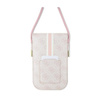Guess 4G Stripes - Handbag crossbody for phone (pink)