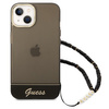 Guess Translucent Pearl Strap - iPhone 14 Plus Tasche (schwarz)