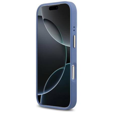 Guess 4G Strass Logo MagSafe - Case iPhone 17 Pro (Blue)