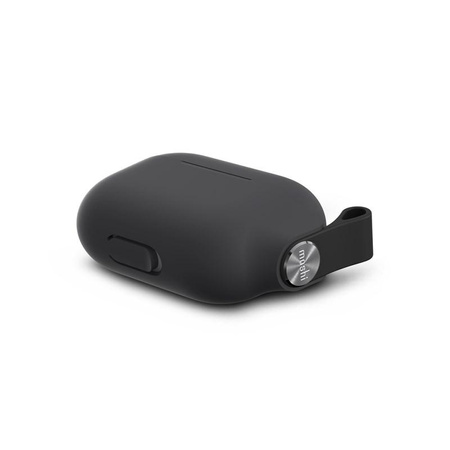 Moshi Pebbo - Pouzdro AirPods Pro s odnímatelným řemínkem na zápěstí (Shadow Black)