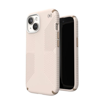 Speck Presidio2 Grip - tok iPhone 16e / iPhone 15 / iPhone 14 / iPhone 13 (Bleached Bone / Heirloom Gold / Mogyoróbarna)