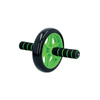 Dunlop - One-wheeled roller for training abdominal muscles (green)