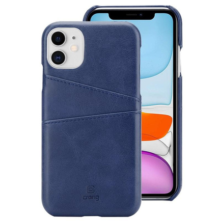 Crong Neat Cover - Etui iPhone 11 Pro z kieszeniami (niebieski)