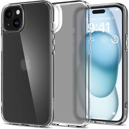 Spigen Ultra Hybrid - Etui do iPhone 15 (Frost Clear)