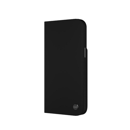 Moshi Overture MagSafe - Skórzane etui 3w1 z klapką iPhone 14 Plus (Midnight Black)