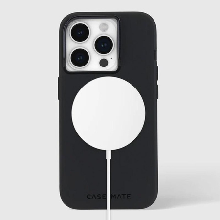 Case-Mate Silikon MagSafe - Tasche iPhone 15 Pro (schwarz)