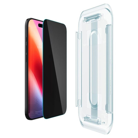 SZKŁO PRYWATYZUJĄCE DO IPHONE AIR SPIGEN Z RAMKĄ SZYBKA OCHRONNA 9H 2SZT