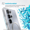 Speck Presidio Perfect-Clear Magnet - Samsung Galaxy S25 Ultra MagSafe Case (Klar / Chrom-Finish / Serene Silber)