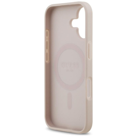 Guess 4G Circle Classic Logo MagSafe - Hülle iPhone 17 (rosa)