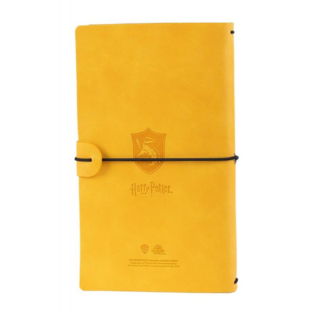 Harry Potter - Hufflepuff Leather Travel Notebook 12x19.6 cm (Yellow)