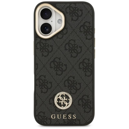 ETUI DO IPHONE 17 do MAGSAFE GUESS CZARNE ORYGINALNE ELEGANCKIE MODNE CASE