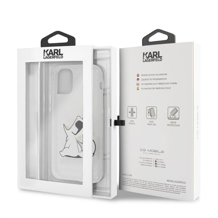 Karl Lagerfeld Choupette Fun Sunglasses - Coque iPhone 11 Pro (Transparent)