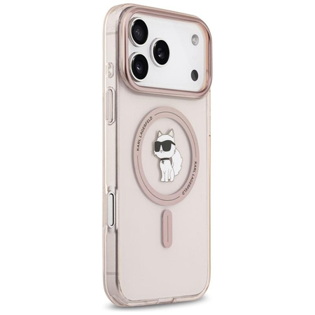 Karl Lagerfeld IML Choupette MagSafe - Hülle für iPhone 17 Pro Max (rosa)