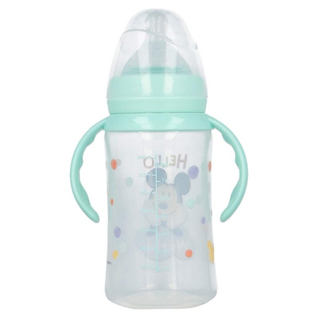 Mickey Mouse - Biberon avec tétine et poignées 360 ml (Cool)