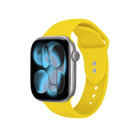 Crong Liquid – Strap for Apple Watch 38/40/41/42 mm (yellow)