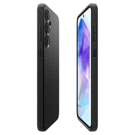 Spigen Liquid Air - Etui pour Samsung Galaxy A55 5G (Noir mat)