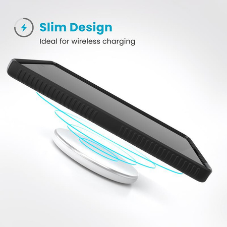 Speck Presidio2 Grip - Samsung Galaxy S25 Ultra tok (fekete/lemezszürke/fehér)