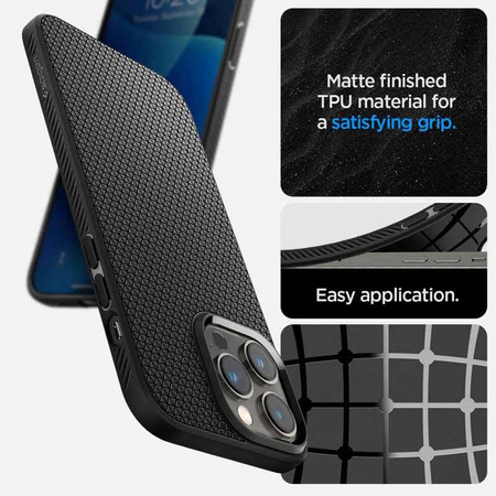 Spigen Liquid Air - Hülle für iPhone 14 Pro (Schwarz)