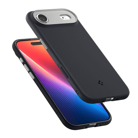 ETUI DO IPHONE AIR do MAGSAFE SPIGEN NANO ORYGINALNE CZARNE ELEGANCKIE