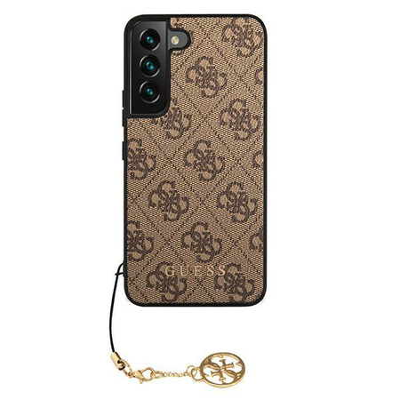 Guess 4G Charms Collection - Etui Samsung Galaxy S22 (brązowy)