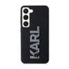 Karl Lagerfeld 3D Rubber Glitter Logo - Samsung Galaxy S23+ Tasche (schwarz)