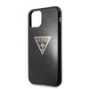 Guess Solid Glitter Triangle - iPhone 11 Case (Black)