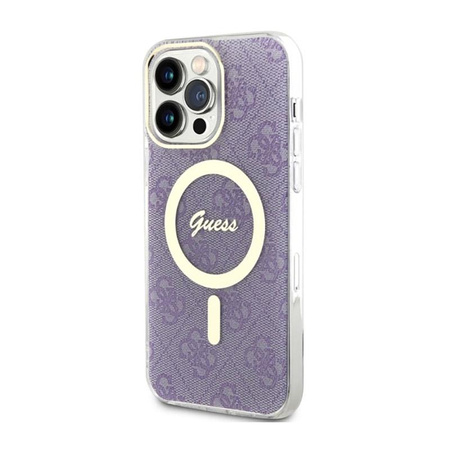 Guess 4G MagSafe - Étui pour iPhone 14 Pro Max (violet)