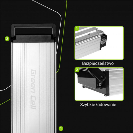 Green Cell - 15Ah (540Wh) battery for 36V E-Bike