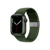 Crong Wave Band - Braided strap for Apple Watch 44/45/46/49 mm (green)