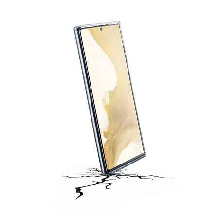 Cellularline Clear Strong - Samsung Galaxy S23 Ultra Hülle mit antimikrobiellem Schutz (klar)