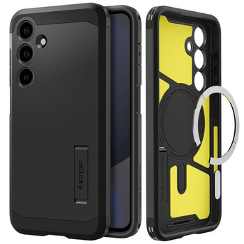 Spigen Tough Armor MagSafe - Etui pour Samsung Galaxy S24 FE (Noir)