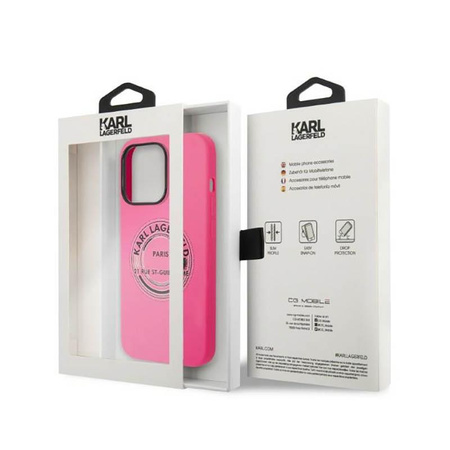 Karl Lagerfeld Silicone RSG - iPhone 14 Pro Case (rose)