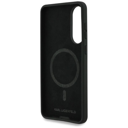 ETUI MAGSAFE KARL LAGERFELD DO GALAXY S25 EDGE, Case Czarne, Eleganckie