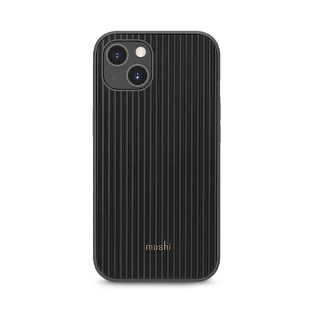 Moshi Arx Slim Hardshell Case - Étui MagSafe pour iPhone 13 (Noir Mirage)
