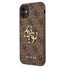 Guess 4G Big Metal Logo - iPhone 11 Case (brown)