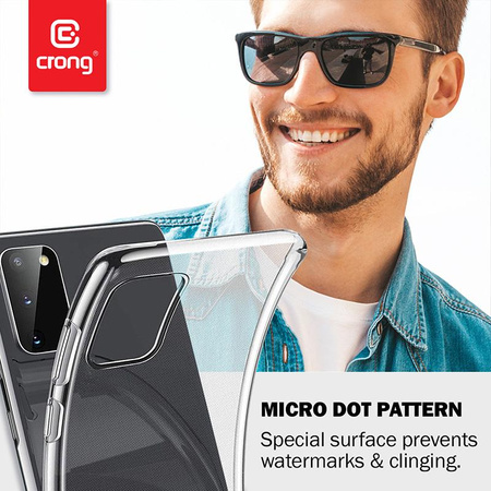 Crong Crystal Slim Cover - Pouzdro pro Xiaomi Mi Note 10 / Mi Note 10 Pro (Průhledné)
