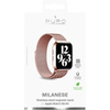 Magnetický řemínek Puro Milanese - Řemínek z nerezové oceli pro Apple Watch 38/40/41 mm (růžové zlato)