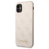 Guess 4G Metal Gold Logo – Etui iPhone 11 (różowy)