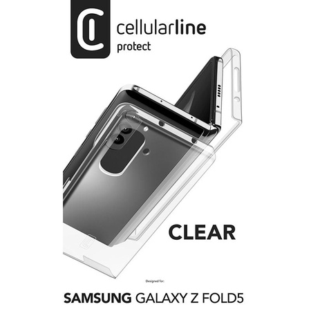 Cellularline átlátszó tok - Samsung Galaxy Z Fold 5 tok (átlátszó)