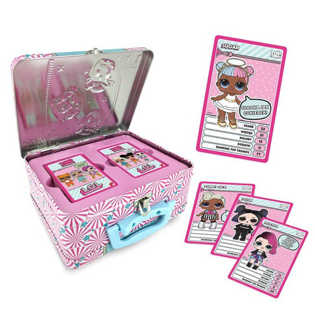 LOL Surprise - Gra Karciana Top Trumps Tin + walizka metalowa
