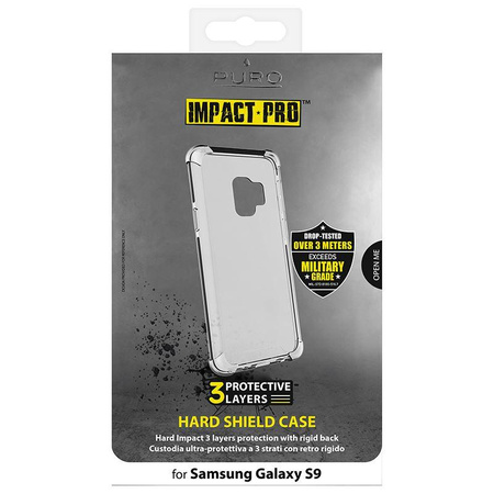 PURO Impact Pro Hard Shield - pouzdro pro Samsung Galaxy S9 (černé)