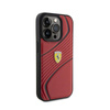 Ferrari Twist Metal Logo - iPhone 15 Pro Case (red)