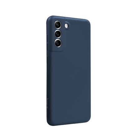 Barevný kryt Crong - pouzdro pro Samsung Galaxy S21 FE (tmavě modré)
