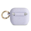 Guess Silicone Glitter Case Est – Etui Airpods 3 (fioletowy)