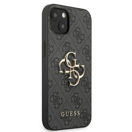 Guess 4G Big Metal Logo - pouzdro pro iPhone 13 Mini (šedé)