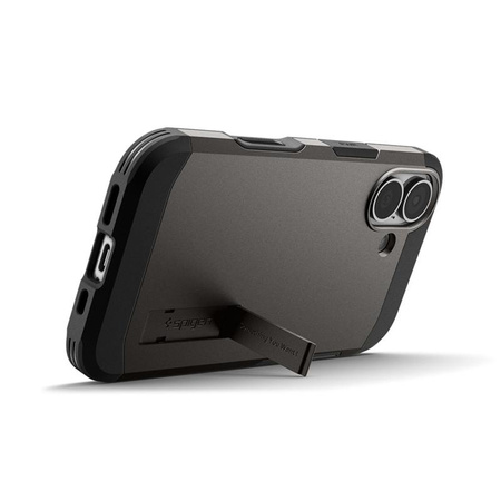 ETUI DO IPHONE 17 do MAGSAFE SPIGEN TOUGH ARMOR ORYGINALNE SZARE CASE